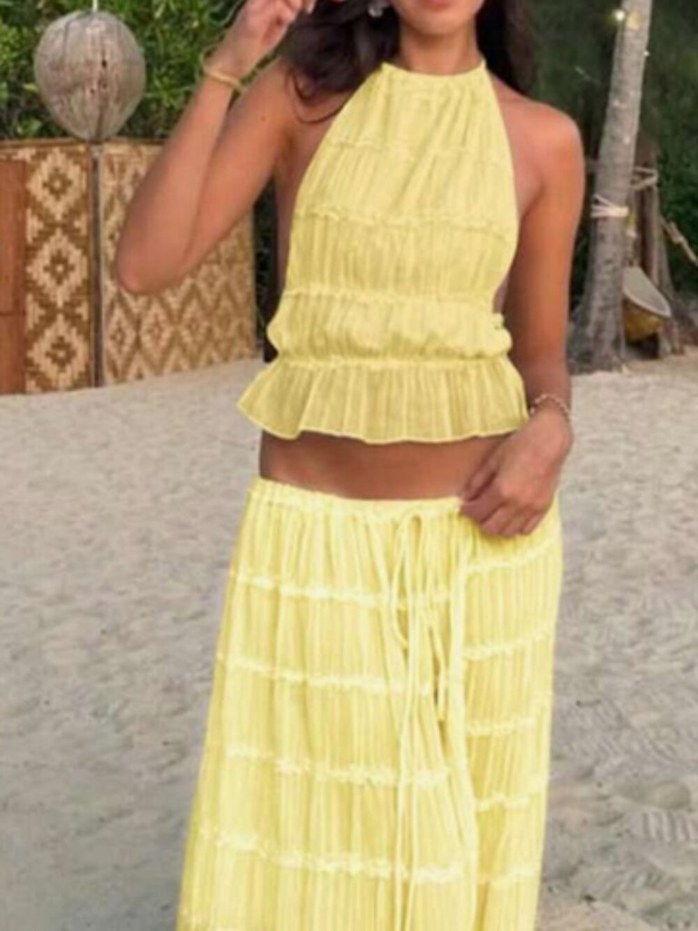 Boutique 2 piece beach vacation set. - Picture 3 of 4